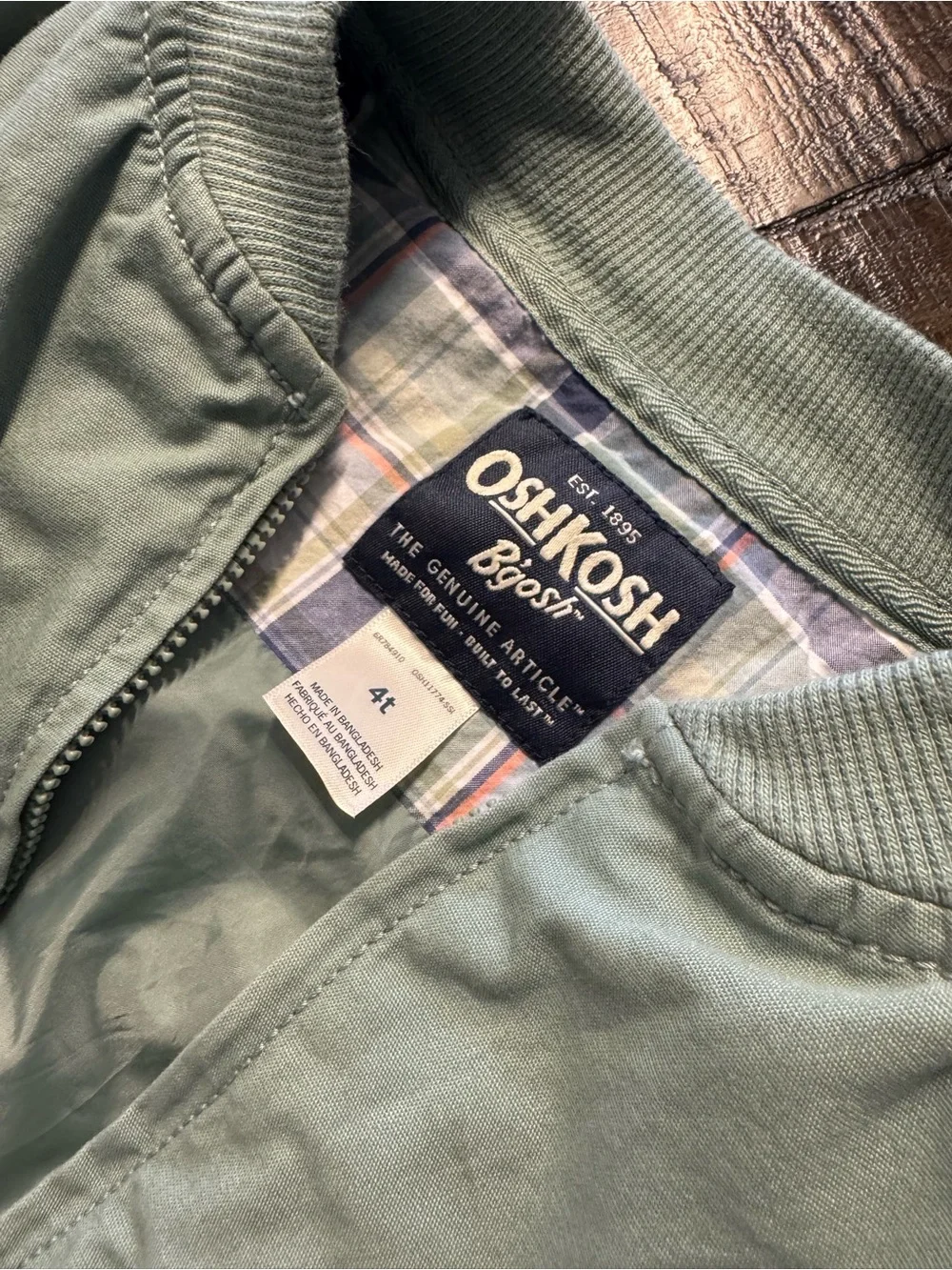 OshKosh B’gosh Lightweight Jacket – Size 4T